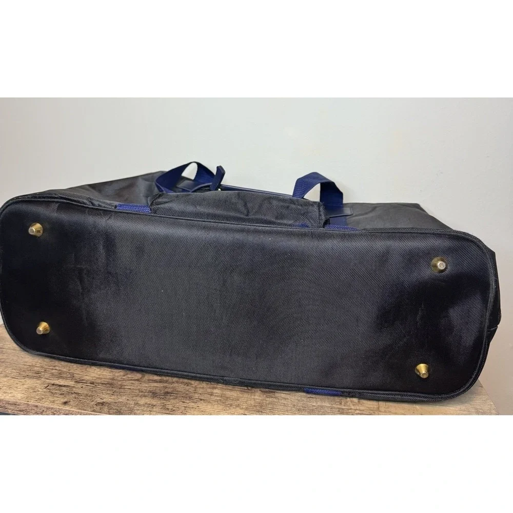 Versace Parfums Black Weekender Duffel Duffle Bag